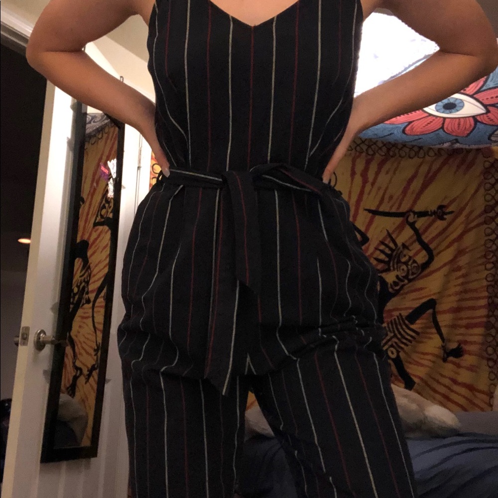 Navy blue jumpsuit